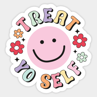 Treat Yo Self Sticker